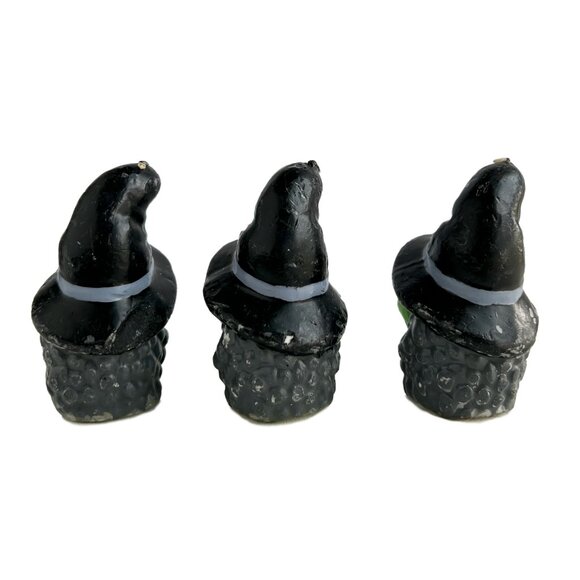 Vintage Halloween Witch and Pumpkin Candles - Picture 3 of 7